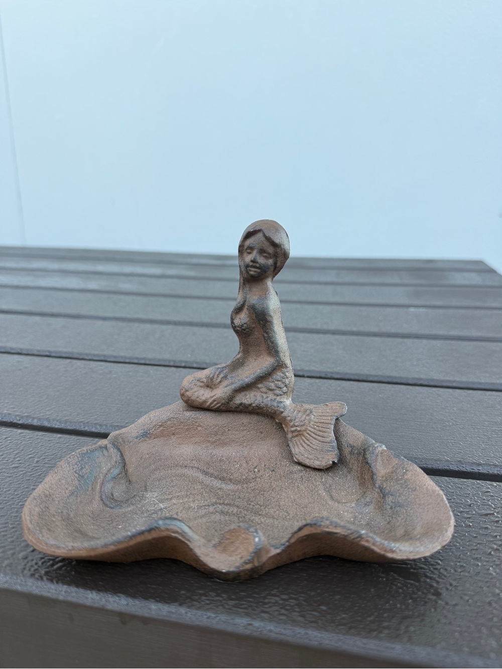 Nautical Mermaid Bath Kitchen Soap Dish, Ring Trinket Holder, ashtray Cast Iron